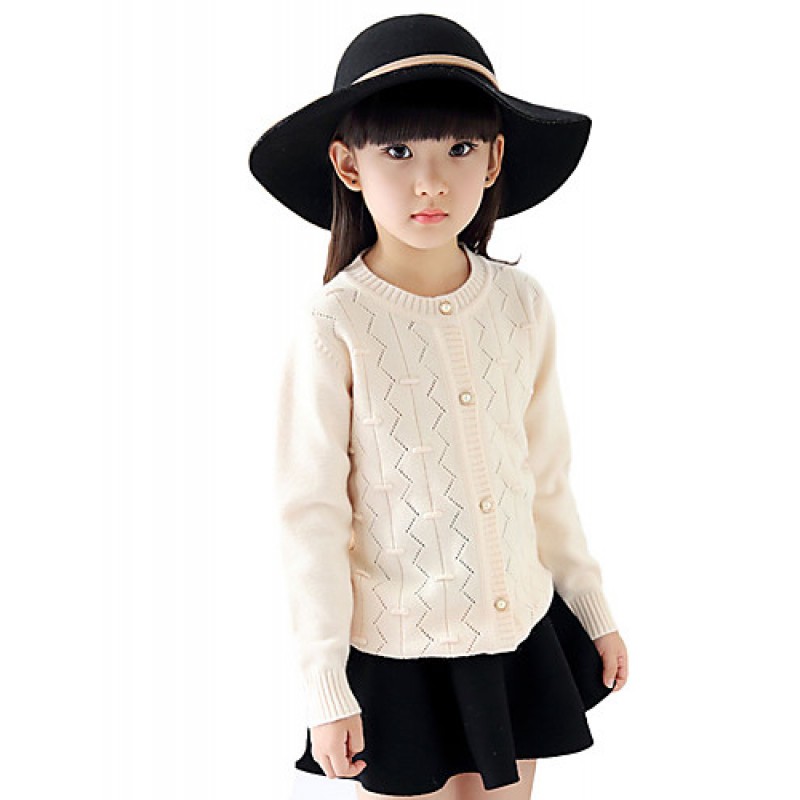 Girl's Casual/Daily Solid Sweater & CardiganWo...