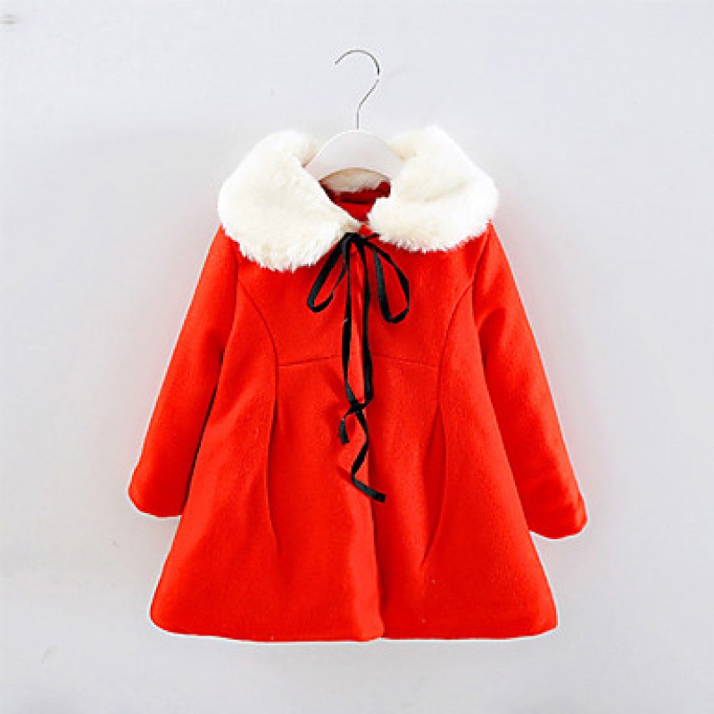 FanXingBeiYiGirl's Going out Solid Down & Cotton Padded,Cotton Winter Pink / Red  