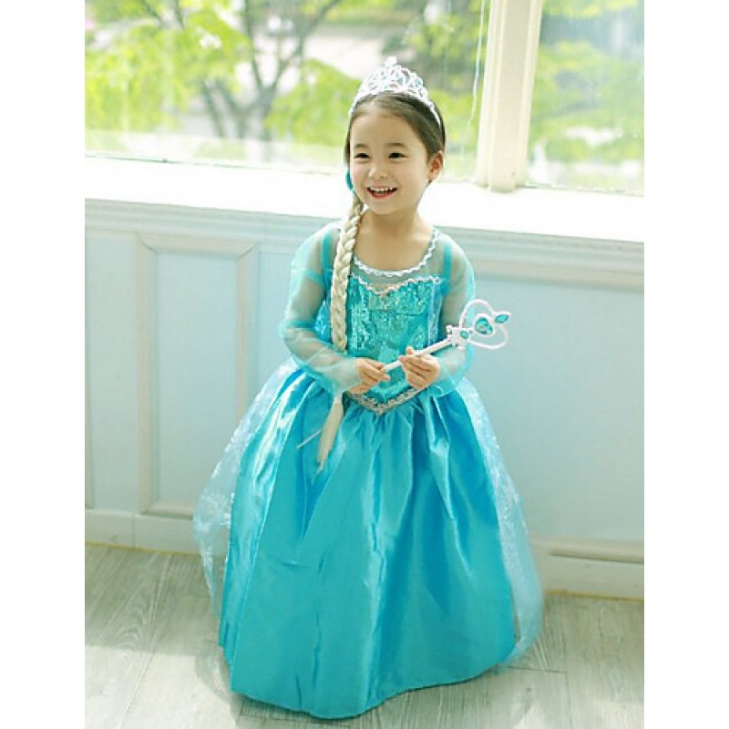 Gils Snowflake Printed Princess Dress  