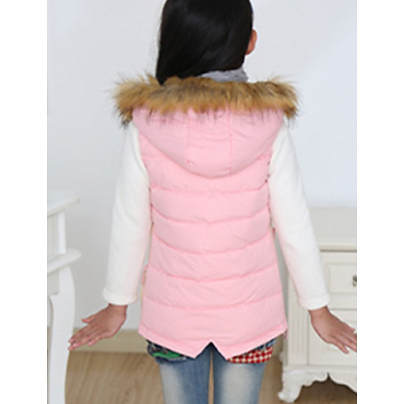 Girl's Casual/Daily Solid Blouse / VestOthers Winter Pink / Purple / Red  